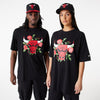 T-SHIRT OVERSIZE CHICAGO BULLS FLORAL GRAPHIC