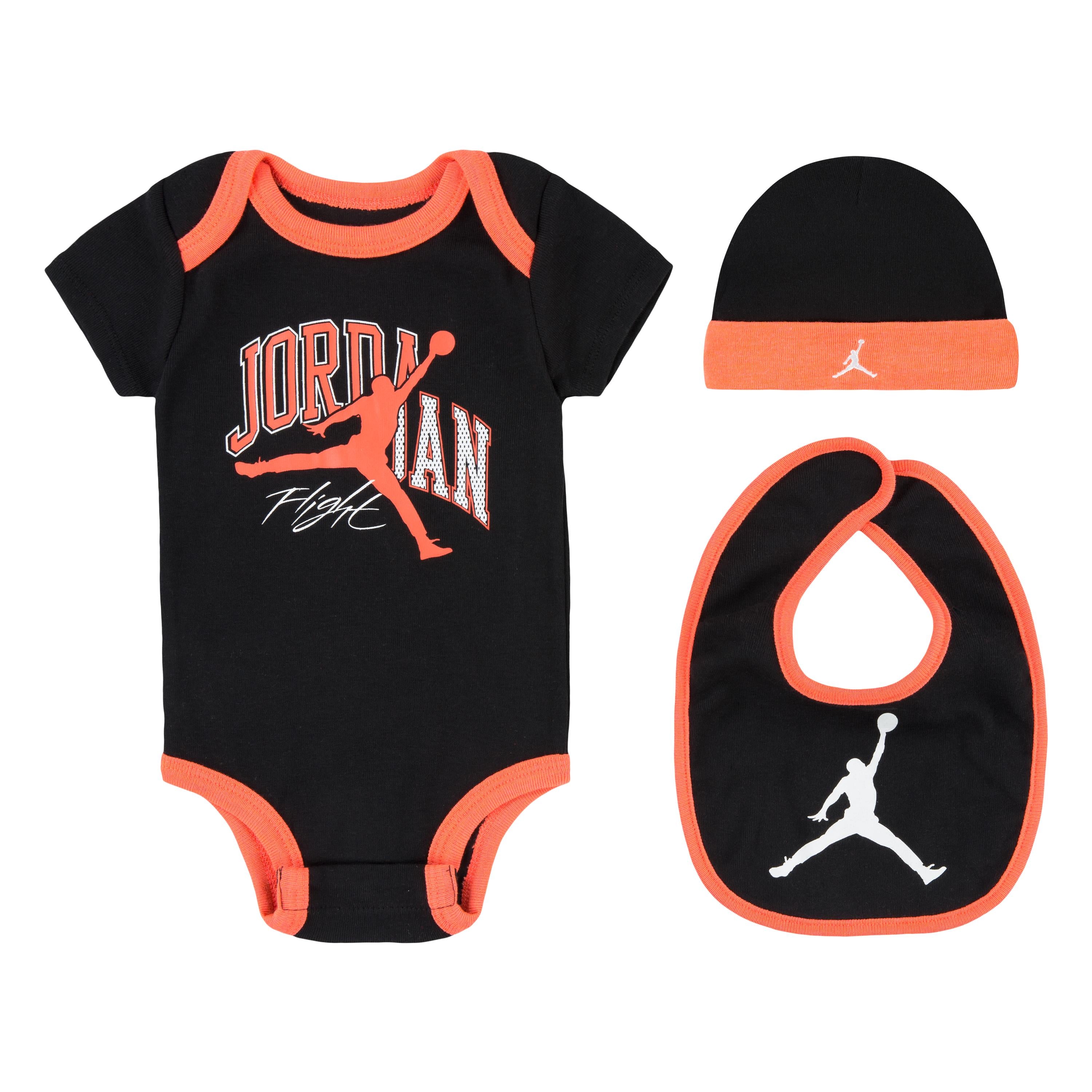 BODYSUIT KSA HOME & AWAY NERO E ARANCIO NEONATI - JORDAN – Just Play