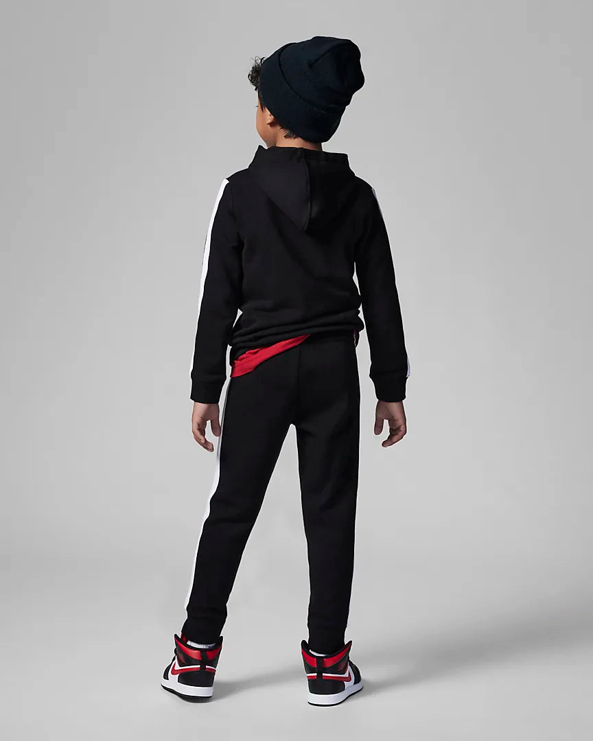 SET FELPA CON CAPPUCCIO & PANTALONI JORDAN GYM 23 NERO BAMBINI - JORDAN –  Just Play